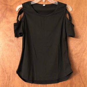 JustVH Women’s Cold Shoulder Top